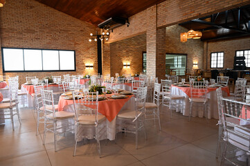 table set for a dinner, table in a restaurant, table setting for a wedding reception, table set for a wedding reception, table setting