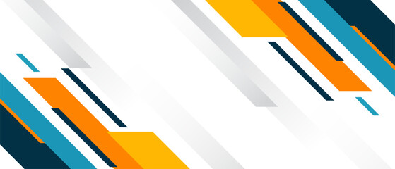 Dynamic geometric lines showcase vibrant colors in an abstract composition emphasizing movement and energy through sharp angles