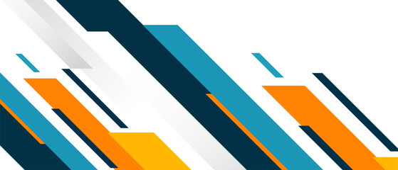 Dynamic geometric lines showcase vibrant colors in an abstract composition emphasizing movement and energy through sharp angles