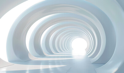 Naklejka premium abstract 3d tunnel