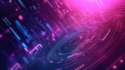 Abstract Digital Technology Background