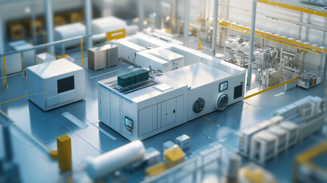 A facility for manufacturing energy-efficient appliances and devices.