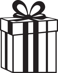 gift of joy  Silhouette Vector illustration