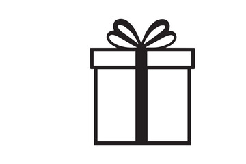 gift of joy  Silhouette Vector illustration