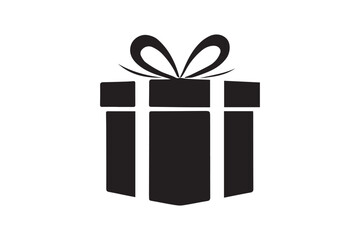 gift of joy  Silhouette Vector illustration