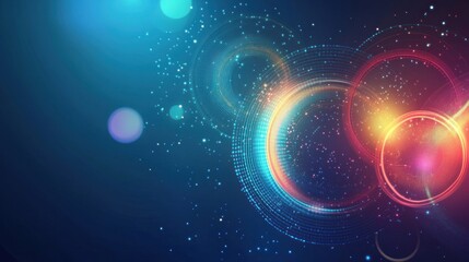 Abstract  Cosmic Circles of Light