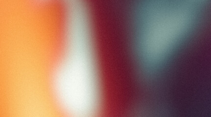 Elegant multicolored glowing grainy backdrop design. Soft orange magenta gray color noisy gradient texture, bright, shine, glow, Vibrant, noise texture effect banner and poster.