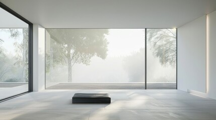 Modern Interior Design with Nature View