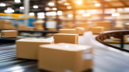 Efficient Warehouse Logistics: Boxes on a Conveyor Belt