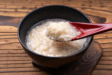米こうじで作る甘酒