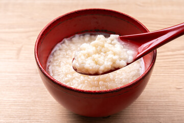 米こうじで作る甘酒