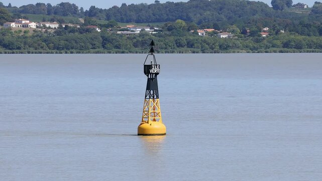 Floating Buoy in Blaye Waters