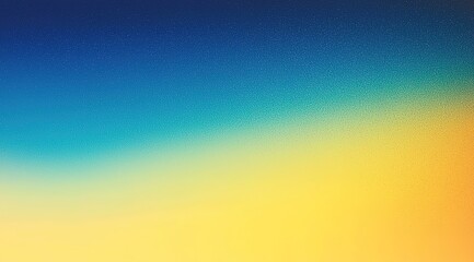 Obraz premium Blue and Yellow Gradient Background - Perfect for Website Headers, Social Media Graphics, and App Design