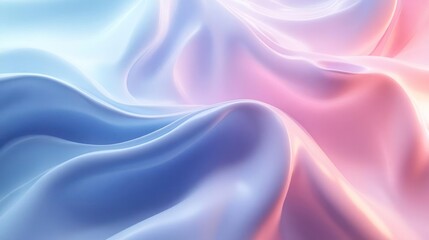 Obraz premium a blue and pink background with wavy lines