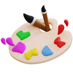 Creative Palette in Education Theme
