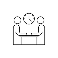 Discussion time icon, consultation time icon, Consultation Icons