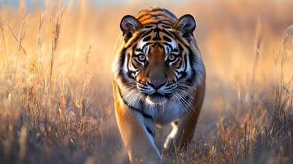 Naklejka premium Conservation strategies for endangered species, focusing on habitat restoration and legal protection