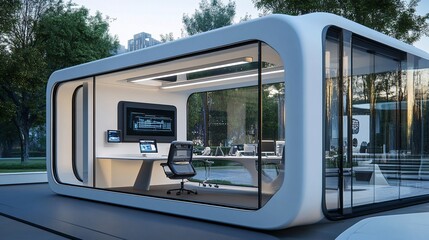 Futuristic Design Studio with Innovative Interior Concepts