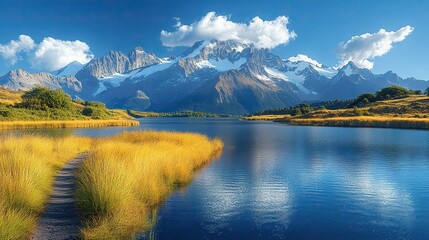 Fototapeta premium A journey through the vast and rugged wilderness showcases the breathtaking natural beauty and environmental challenges faced by the world.
