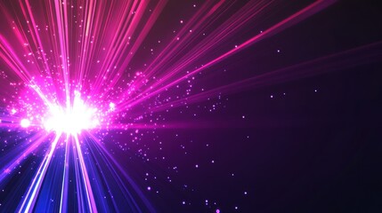 Naklejka premium Abstract Light Explosion