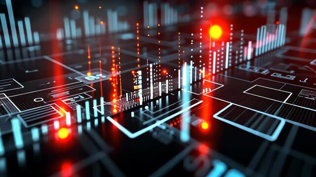 This highlights the intricate design of data patterns and metrics used in advanced analytics applications