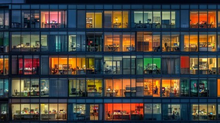 Vibrant Offices: A Colorful Glimpse into the Modern Workplace