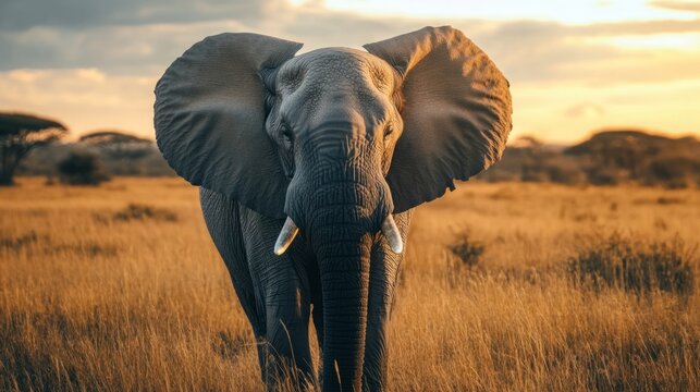 Understanding the challenges facing endangered species and the urgent need for conservation efforts. This image depicts various threats such as habitat loss, poaching, and climate change