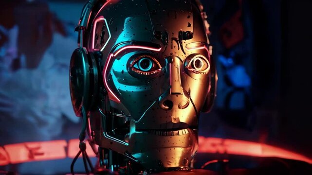 Android robot head