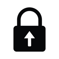 Lock upload icon