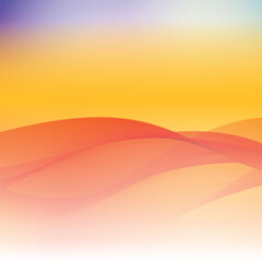Fototapeta premium Stylish wave soft vector design background
