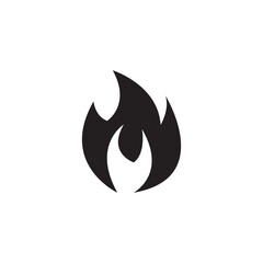 Fire sign icon vector, simple flat  Flame symbol  trendy style illustration for web and app..eps
