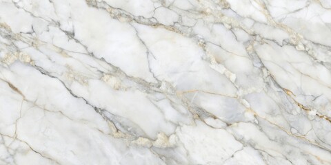 Fototapeta premium White Marble with Gray and Gold Veins A Textured Background for Design
