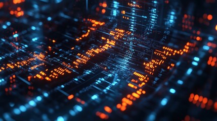 Obraz premium Abstract Digital Circuitry