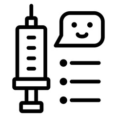 vaccine injection icon