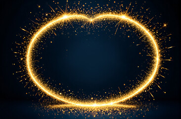 Fototapeta premium abstract gold background with space for text