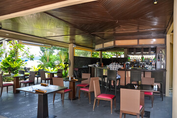 Nice hotel on Phuket island near the ocean, Thailand