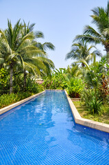 Nice hotel on Phuket island near the ocean, Thailand