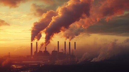 Pollution. Environmental issues concept