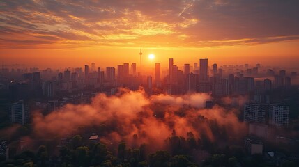 A city introduces a carbon tax, emphasizing its commitment to climate action and green investment initiatives to combat climate change.