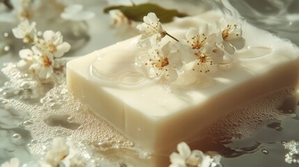 Soap. Soap advertising background