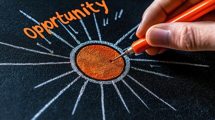 Attracting Money Opportunities - Financial Strategy Concept with Dartboard Bullseye and Copy Space for Text