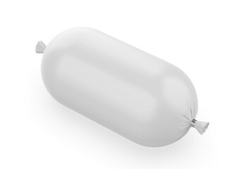 Chub Packaging Blank mockup template 3d render illustration.