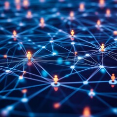 Obraz premium Digital Unity: The Internet's Human Network