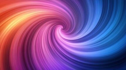 Obraz premium Abstract swirling pattern in vibrant colors of blue, pink, and orange.
