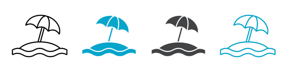picnic icon vector line design