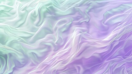 Fototapeta premium A purple and green fabric with a wavy pattern