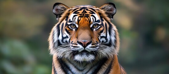 Fototapeta premium Close-up Portrait of a Majestic Tiger