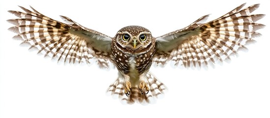 Fototapeta premium Owl in Flight - Majestic and Powerful
