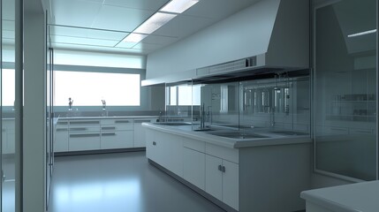 29. A fume hood with adjustable features for different laboratory needs