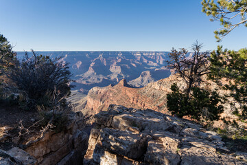 Grand Canyon National Park, Arizona, USA. Scenic view of Grand Canyon